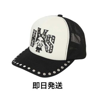 HYSTERIC GLAMOUR - HYSTERIC GLAMOUR SEE NO EVILスタッズメッシュキャップ