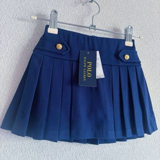 ポロラルフローレン(POLO RALPH LAUREN)の未使用 POLO RALPH LAUREN ネイビー プリーツスカート 100(スカート)