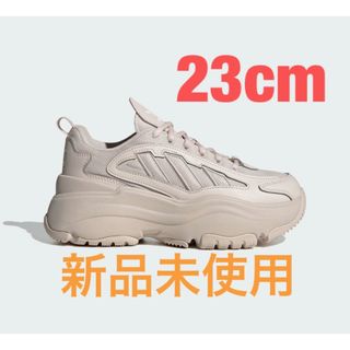 アディダス(adidas)の【新品】adidas スニーカー オズガイア 23cm ピンク ベージュ(スニーカー)