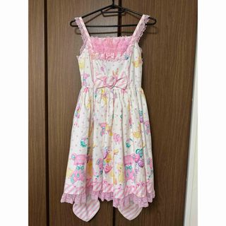 Angelic Pretty - toy fantasy 白ジャンパースカートセット