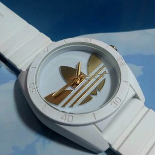 adidas - アディダス メンズクォーツ ラバー 電池交換済稼働品 美品