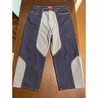 Supreme - Supreme 2-Tone Paneled Baggy Jean 【Blue】