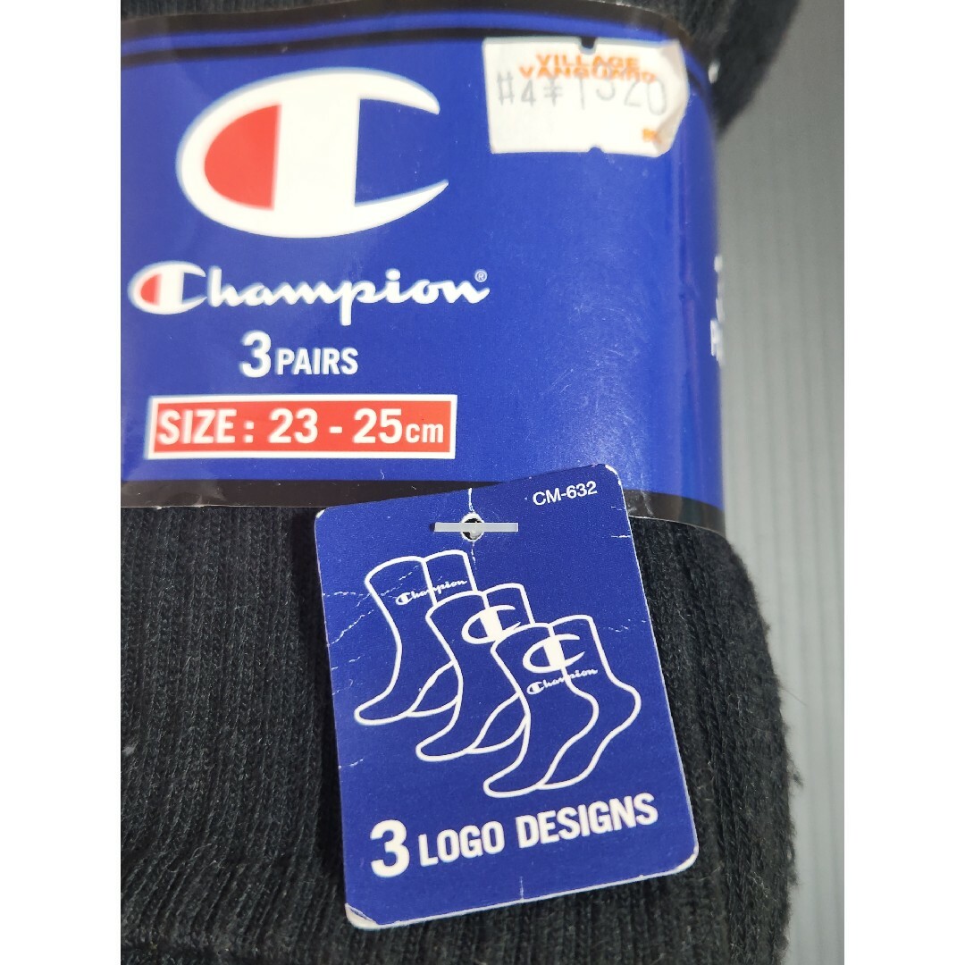 Champion(チャンピオン)のチャンピオン 靴下 3足セット 23〜25cm レディースのレッグウェア(ソックス)の商品写真