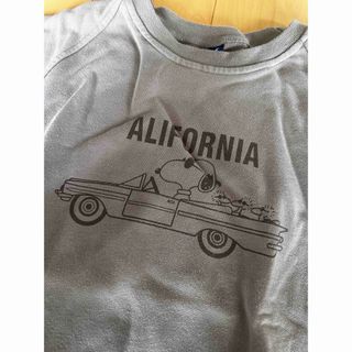 スヌーピー トレーナー グレー ALIFORNIA