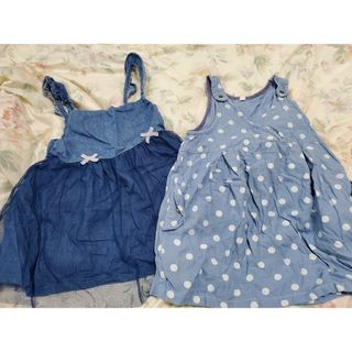 アカチャンホンポ - ワンピース　ノースリーブ　95　100　女の子　赤ちゃん本舗　チュール