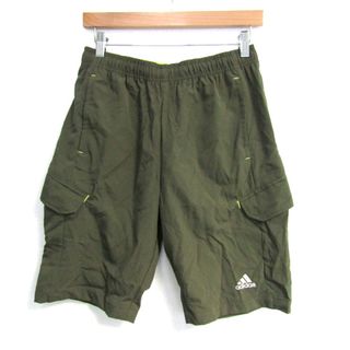 アディダス(adidas)のアディダス ショートパンツ ハーフパンツ スポーツウエア ボトムス メンズ Lサイズ グリーン系 adidas(ショートパンツ)