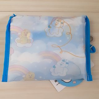 アベイル(Avail)のんぽちゃむ エコバッグ ブルー Avail アベイル きみまろ(キャラクターグッズ)