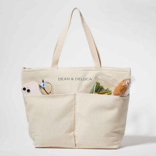 ディーンアンドデルーカ(DEAN & DELUCA)のディーンアンドデルーカ　付録　保冷機能付き コットン素材のロゴトート(トートバッグ)