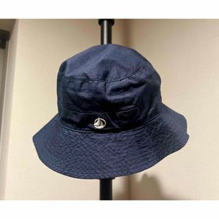 プチバトー(PETIT BATEAU)のほぼ未使用 プチバトー petit bateau キッズ 帽子 クロシェ(帽子)