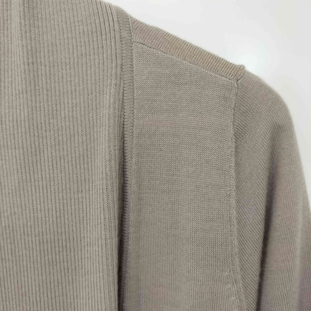 Courreges(クレージュ)のcourreges(クレージュ) アクリルウール ボタンレス ロングカーディガン レディースのトップス(カーディガン)の商品写真