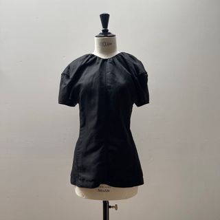CELINE - CÉLINE セリーヌ  フィービー期　ブラックパフスリーブシャツ