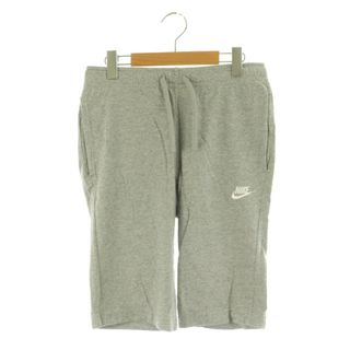 ナイキ(NIKE)のナイキ NIKE ハーフパンツ ショートパンツ イージー ロゴ刺繍 S グレー(ショートパンツ)