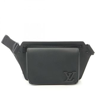 ルイヴィトン(LOUIS VUITTON)のルイ・ヴィトン LOUIS VUITTON バムバッグ NV アエログラム ノワール ウエストバッグ ボディバッグ バッグ グレインレザー メンズ ブラック系 M57081 【中古】(ウエストポーチ)