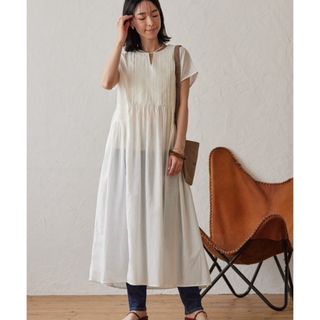 AMERICAN HOLIC - （新品）アメリカンホリック　フロント刺繍フレンチスリーブワンピース