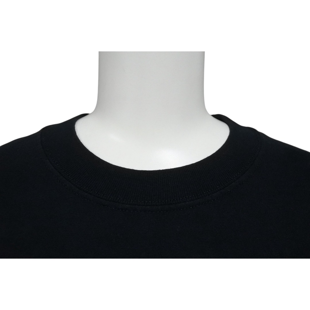 VINTAGE ヴィンテージ 00's Do you know how lucky you are... メッセージTシャツ サイズL プリント ブラック ホワイト 美品 中古 4b001555 レディースのトップス(Tシャツ(半袖/袖なし))の商品写真