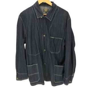 オシュコシュ(OshKosh)のOSHKOSH(オシュコシュ) ホワイトステッチ デニム カバーオールジャケット(Gジャン/デニムジャケット)