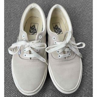 VANS - VANS★スニーカー 24.5cm バンズ グレーベージュ★