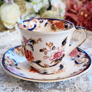 ウェッジウッド(WEDGWOOD)のメイソンズMason's　ブルーマンダレイ　カップ＆ソーサーA　F9(グラス/カップ)