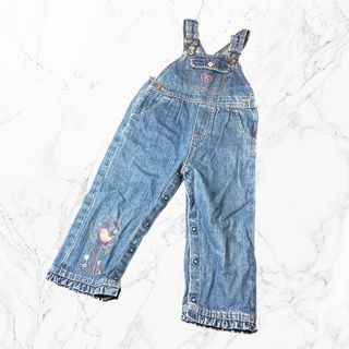 オシュコシュ(OshKosh)のOSH KOSH Bqosh デニム サロペット オーバーオール 90cm(カバーオール)