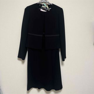 1回のみ使用クリーニング済⭐︎礼服 喪服ワンピーススーツ 9号ブラックフォーマル