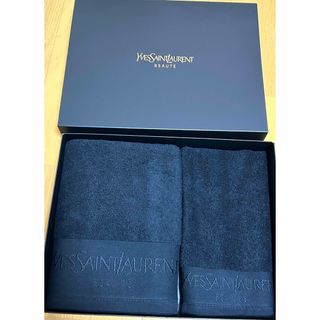 Yves Saint Laurent - 新品未使用　YSL イブサンローラン ブラック　黒 フェイス&ボディタオル