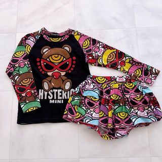 ヒステリックミニ(HYSTERIC MINI)のブラウンテディミニセットアップ　即購入OK(Tシャツ/カットソー)