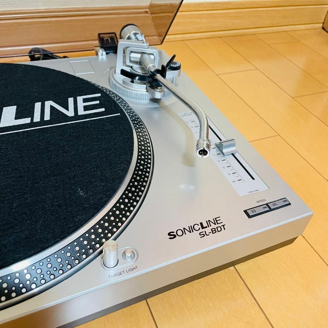 【極美品】SONICLINE SL-BDT ターンテーブル　2台セット 楽器のDJ機器(ターンテーブル)の商品写真