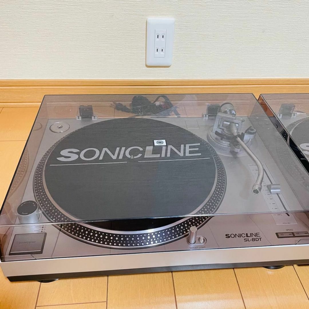 【極美品】SONICLINE SL-BDT ターンテーブル　2台セット 楽器のDJ機器(ターンテーブル)の商品写真