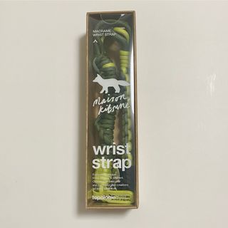 メゾンキツネ(MAISON KITSUNE')のメゾンキツネ　トポロジー　コラボ　リスト　ストラップ(ストラップ/イヤホンジャック)