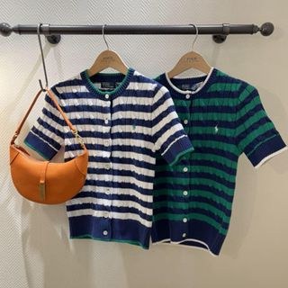 POLO RALPH LAUREN - ポロ ラルフローレン ケーブル コットン カーディガン