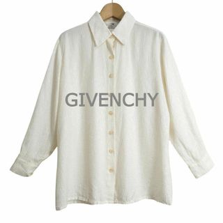GIVENCHY - GIVENCHY シルク100％ ちりめん系 長袖 シャツ ブラウス