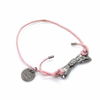 クリスチャンディオール(Christian Dior)の美品★ Dior クリスチャン ディオール  ブレスレット リボン ピンク(ブレスレット/バングル)