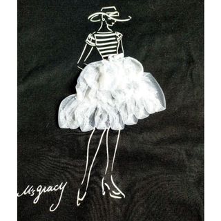 M'S GRACY - 美【未使用】M'S GRACY❀ロゴ入り❀綿❀半袖カットソー