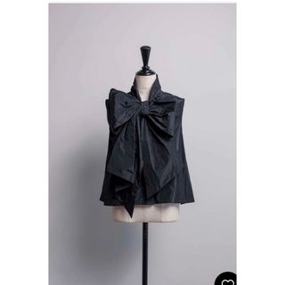 eimy istoire - 【sheller】taffeta bowtie blouse