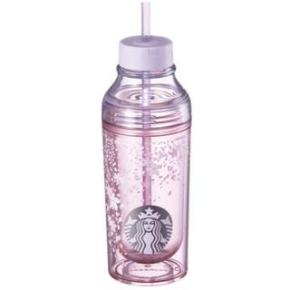 Starbucks - スターバックス　スタバ チェリーブロッサム　レナ　コールドカップ　キャップ付き
