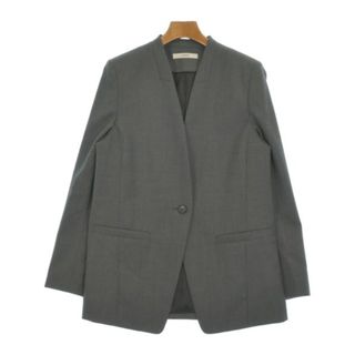 LOHEN ローヘン ノーカラージャケット 38(M位) グレー 【古着】【中古】