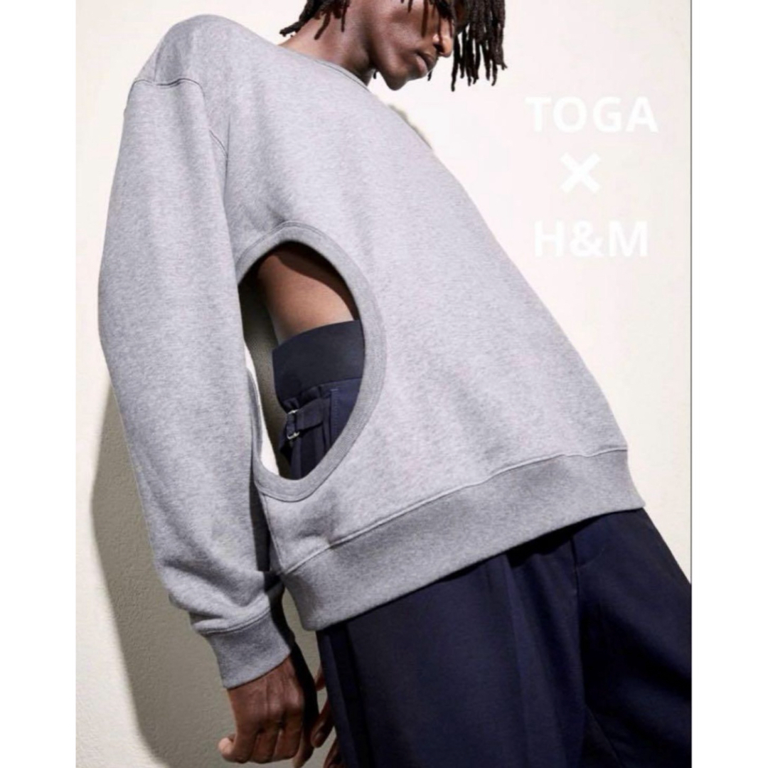 TOGA(トーガ)のH&M Toga Archives カットアウト スウェットシャツ M トーガ メンズのトップス(スウェット)の商品写真