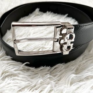 サルヴァトーレフェラガモ(Salvatore Ferragamo)の美品　Salvatore Ferragamo メンズリバーシブル レザー ベルト(ベルト)