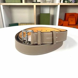 エルメス(HERMES)の新品レベル HERMES エトリヴィエール32 エトゥープ トリヨンクレマンス(ベルト)