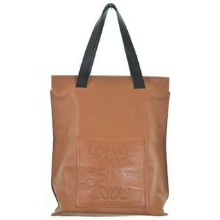 ロエベ(LOEWE)のLOEWE ロエベ トートバッグ - 茶 【古着】【中古】(トートバッグ)