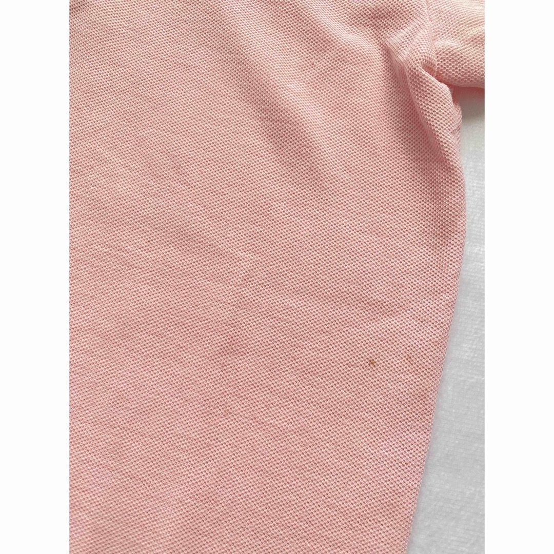 LACOSTE(ラコステ)の70s IZOD LACOSTE ポロシャツ ピンク 150 ヴィンテージ キッズ/ベビー/マタニティのキッズ服男の子用(90cm~)(Tシャツ/カットソー)の商品写真