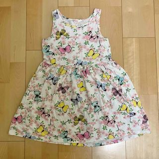 H&M - H&M ワンピース 蝶々柄 120