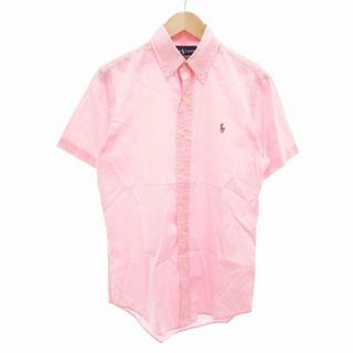 Ralph Lauren - ラルフローレン CUSTON FIT BDシャツ 半袖 14.5/37 ピンク