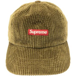 シュプリーム(Supreme)のSupreme シュプリーム 20AW Ripple Corduroy Small Box 6-Panel Cap コーデュロイキャップ  ブラウン -(キャップ)