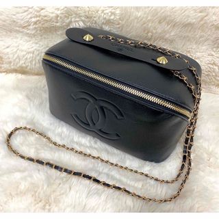 CHANEL - シャネル　ノベルティ　ポーチ　大容量　ブラック