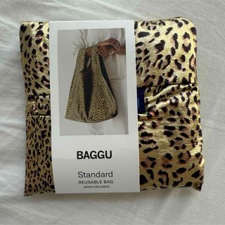 バグゥ(BAGGU)の★未使用　baggu メタリック　レオパード　スタンダード(エコバッグ)