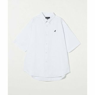アデイインザライフ(a day in the life)の【WHITE】【別注】 <KANGOL>オックスフォード ボタンダウン ビッグ ショートスリーブシャツ<A DAY IN THE LIFE>(シャツ)