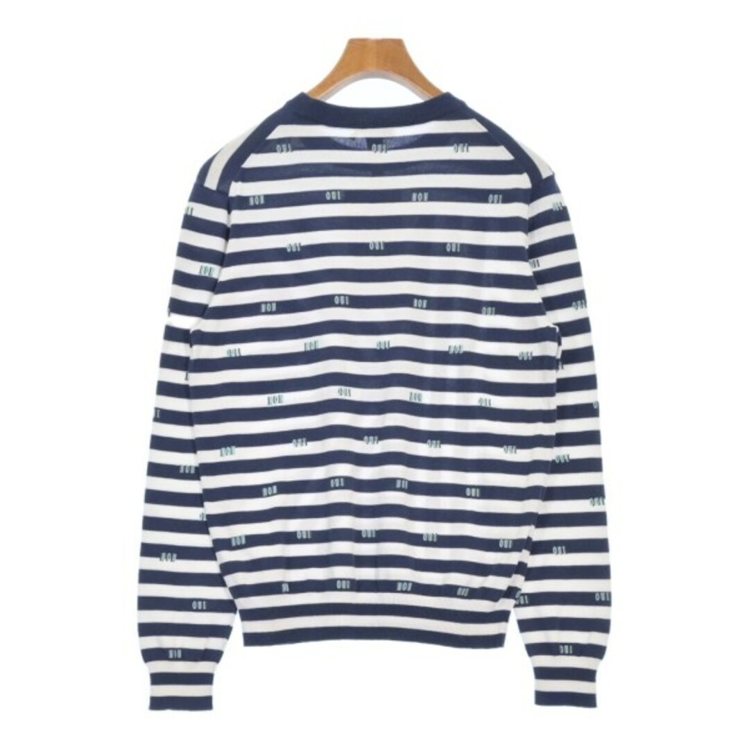 KENZO(ケンゾー)のKENZO ケンゾー ニット・セーター S 紺x白(ボーダー) 【古着】【中古】 メンズのトップス(ニット/セーター)の商品写真