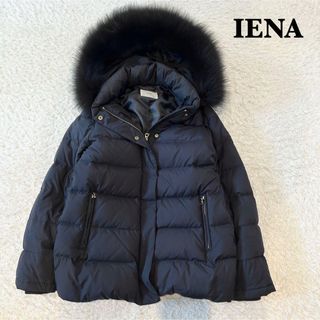 IENA - IENA イエナ　P/タフタ ショートダウンコート　ネイビー　34