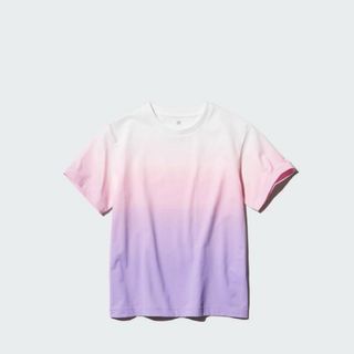 UNIQLO - UNIQLO ユニクロ　ドライEXクルーネックTシャツ　グラデーション　110